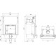 Каминная топка с водяным контуром DEFRO HOME NAVI SM G