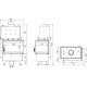 Камінна топка з водяним контуром DEFRO HOME RIVA SM BL SHORT