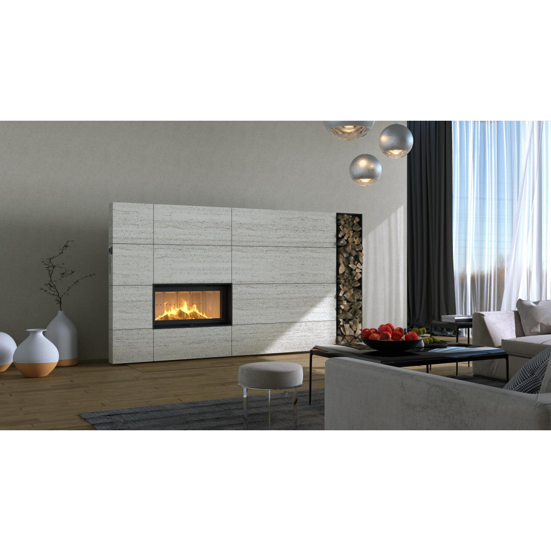 Камінна топка з водяним контуром DEFRO HOME RIVA LA G