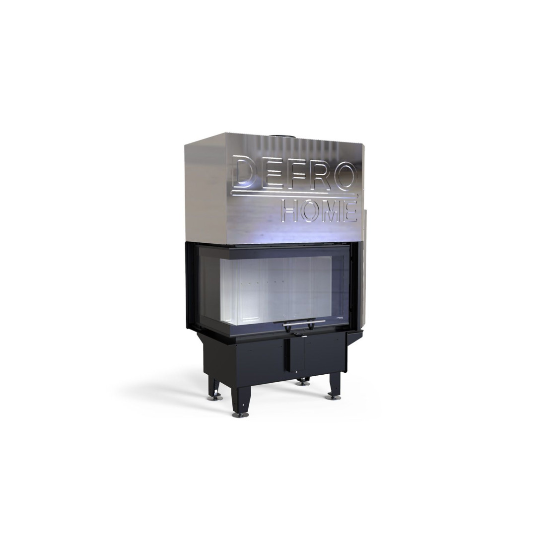 Каминная топка с водяным контуром DEFRO HOME RIVA SM BL G