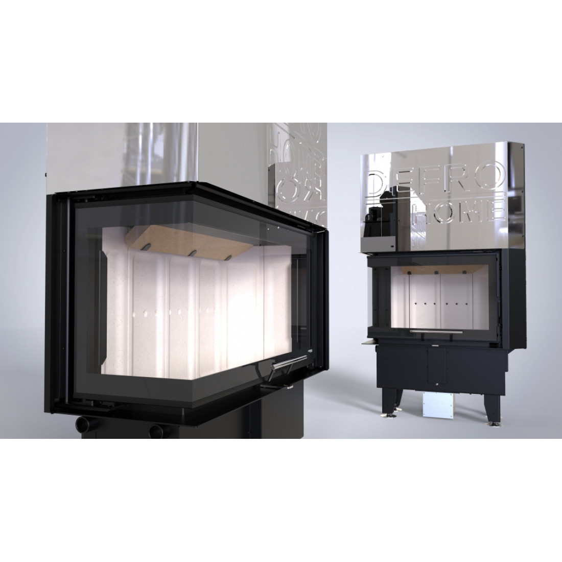 Каминная топка DEFRO HOME INTRA SM BL SLIM G