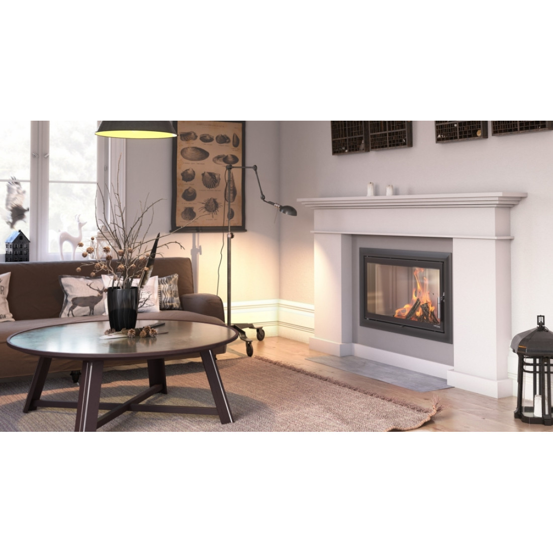 Каминная топка DEFRO HOME INTRA LA