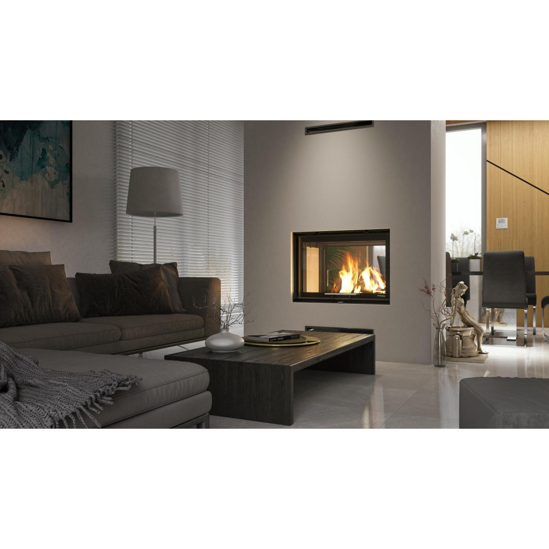 Каминная топка DEFRO HOME INTRA ME T G
