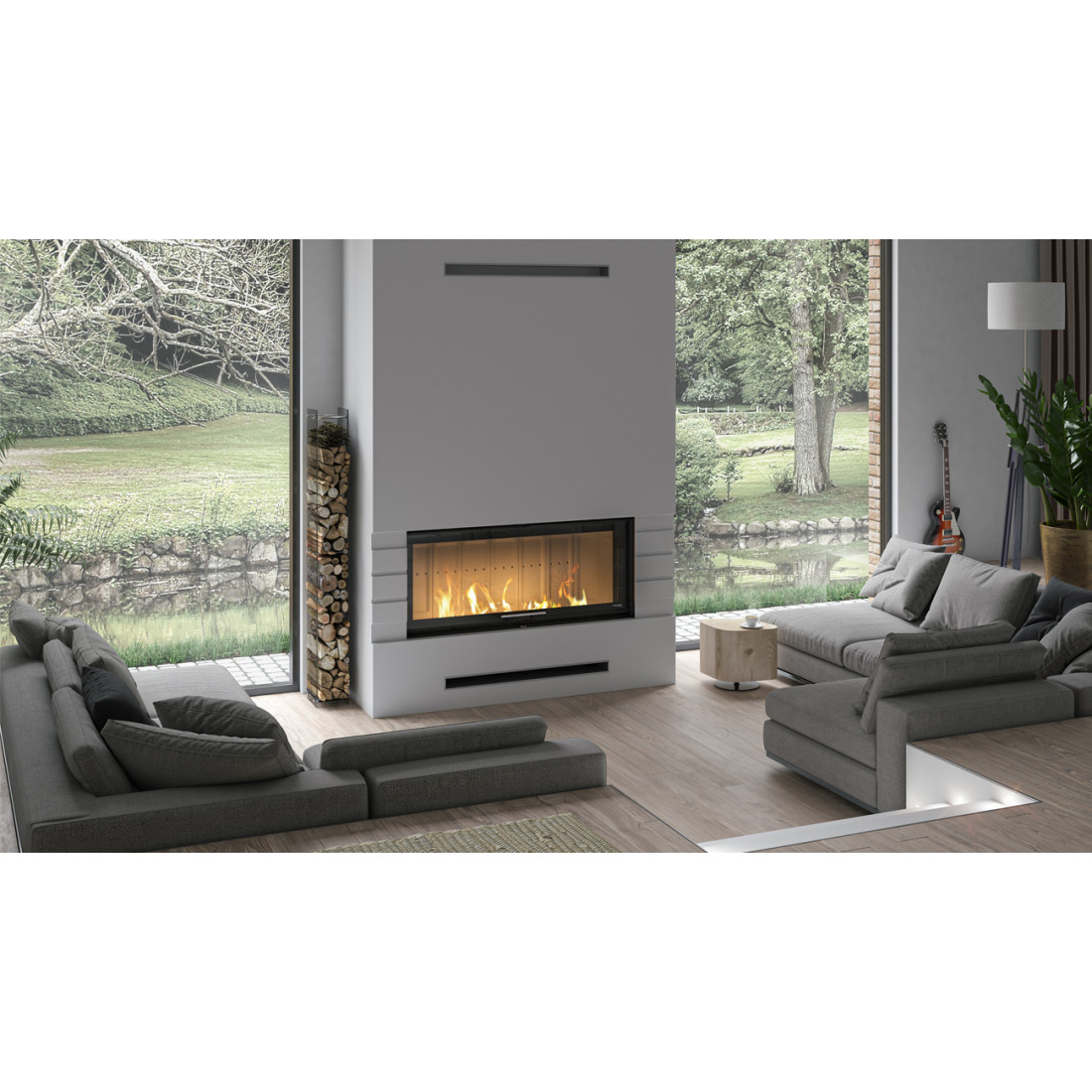 Камінна топка DEFRO HOME INTRA XLA G