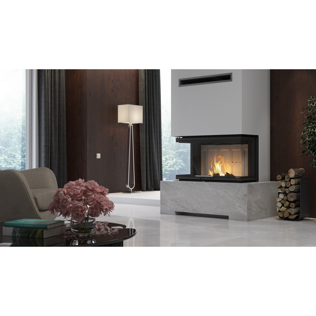Камінна топка DEFRO HOME INTRA ME C G