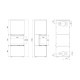 Камінна топка DEFRO HOME INTRA XSM C ver. COMPACT 1 Чорна