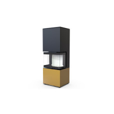 Каминная топка DEFRO HOME INTRA XSM C ver. COMPACT 1 Золотая