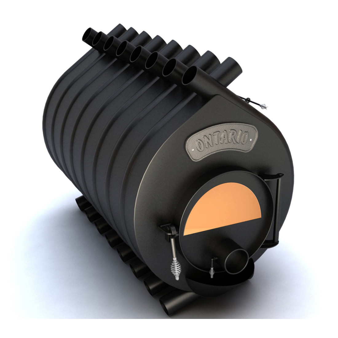 Печь канадская Новаслав Ontario со стеклом