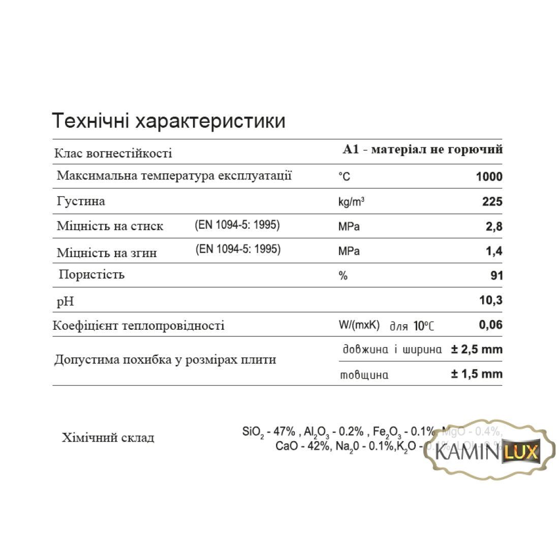 Ізоляційна плита Skamol Superisol (супер-ізол) 1000х610х30 мм