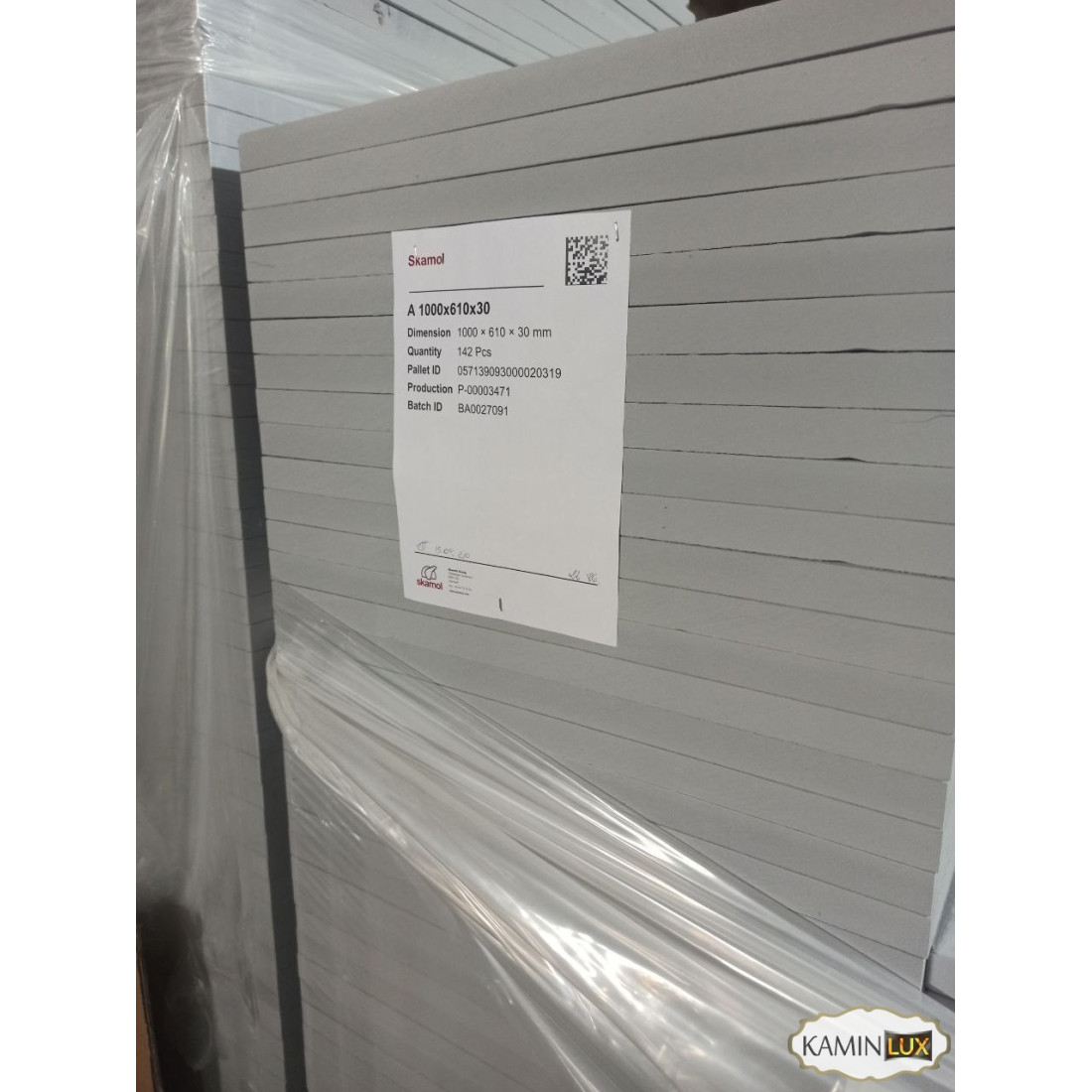 Изоляционная плита Skamol Superisol (супер-изол) 1000х610х30 мм