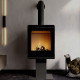 Печь стальная M-Fire Santorini на ноге (12kW)