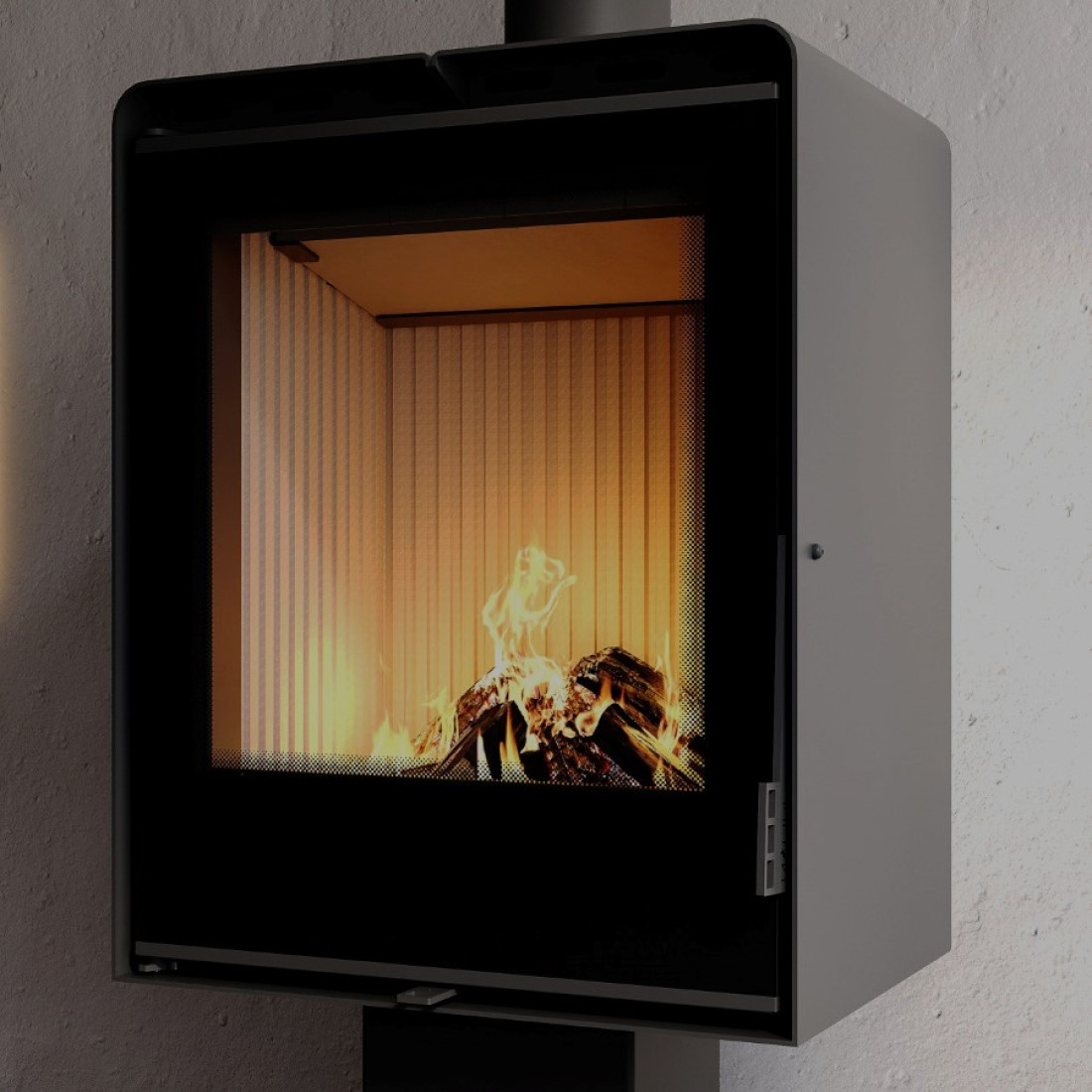 Печь стальная M-Fire Santorini на ноге (12kW)