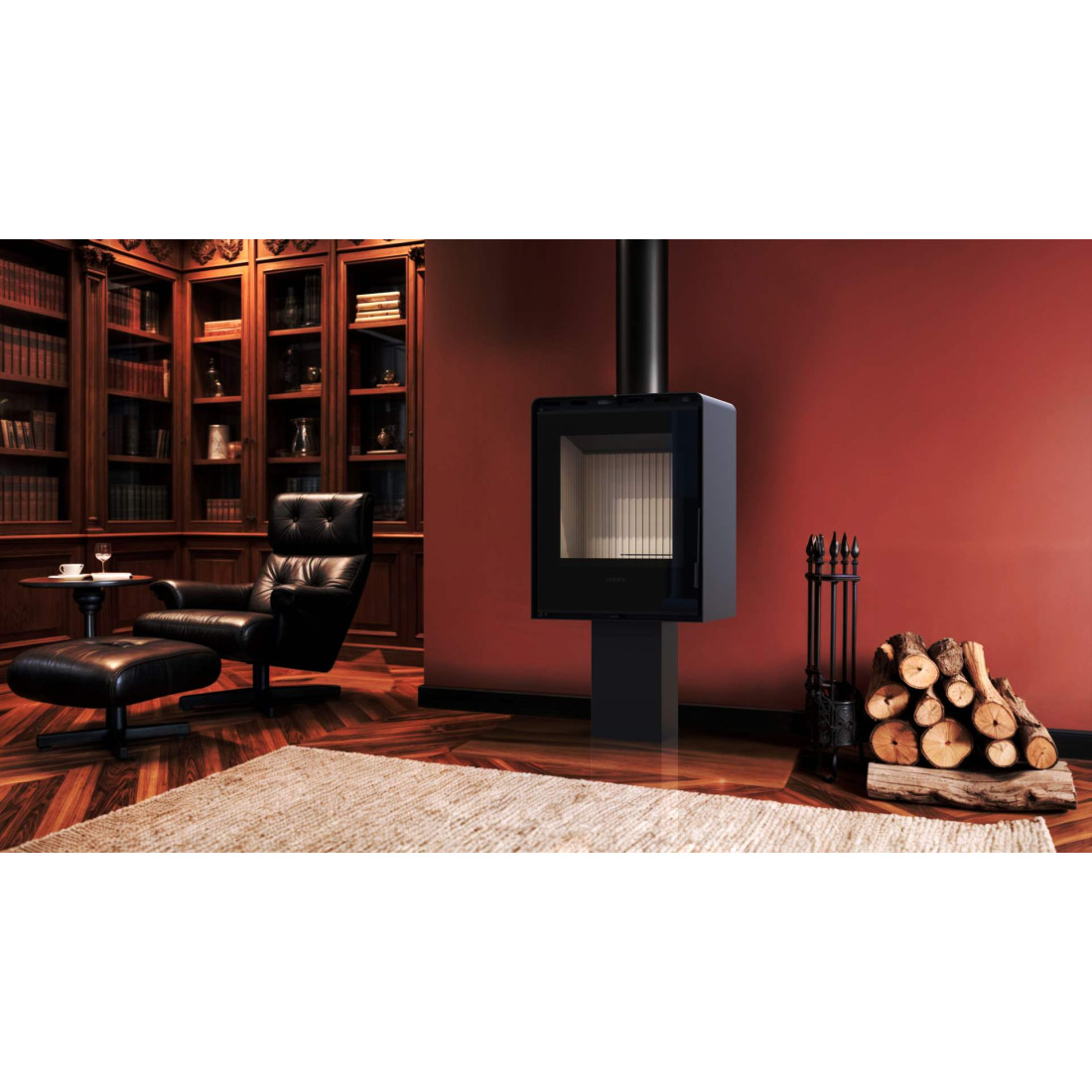 Печь стальная M-Fire Santorini на ноге (12kW)