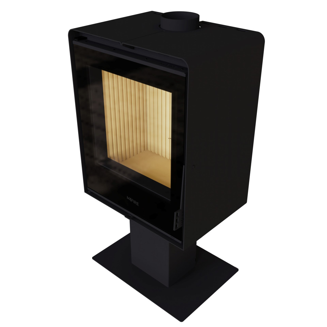 Печь стальная M-Fire Santorini на ноге (12kW)