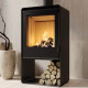Печь стальная M-Fire Santorini с дровником (12kW)