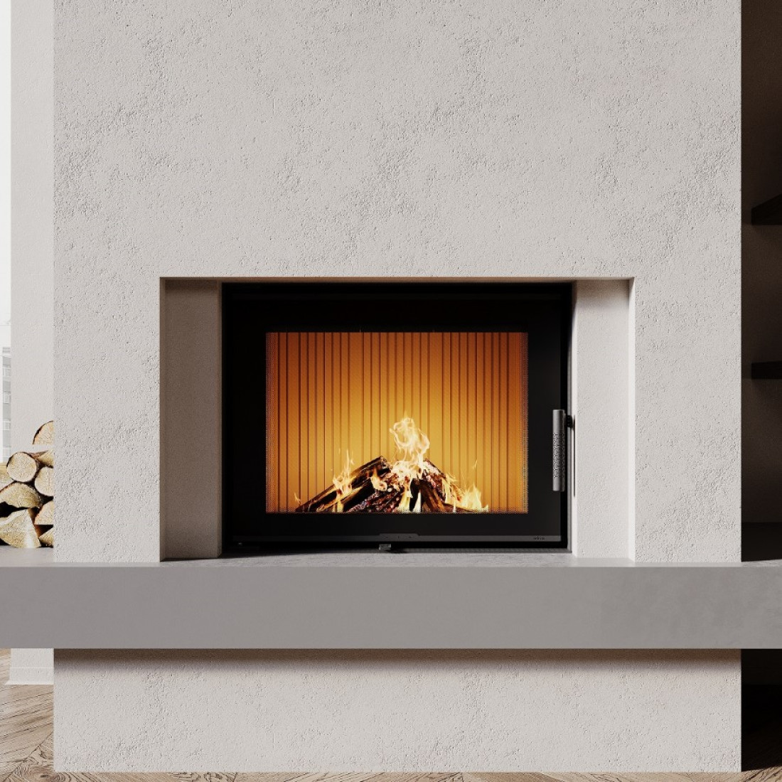 Каминная топка M-FIRE 70 прямая (15kW)