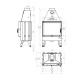 Каминная топка M-FIRE 70 прямая (15kW)