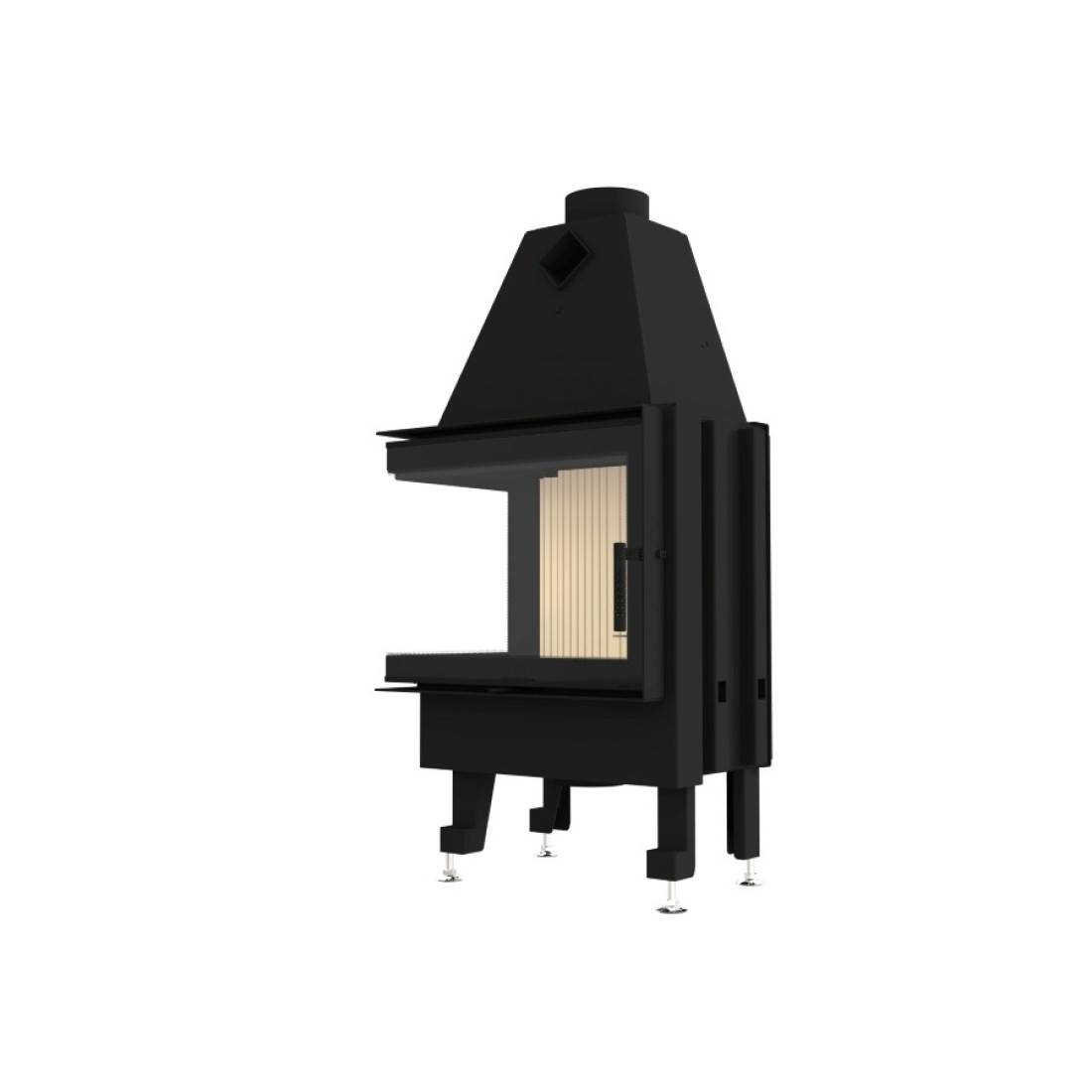 Камінна топка M-FIRE 60 кутова ліва (14kW)
