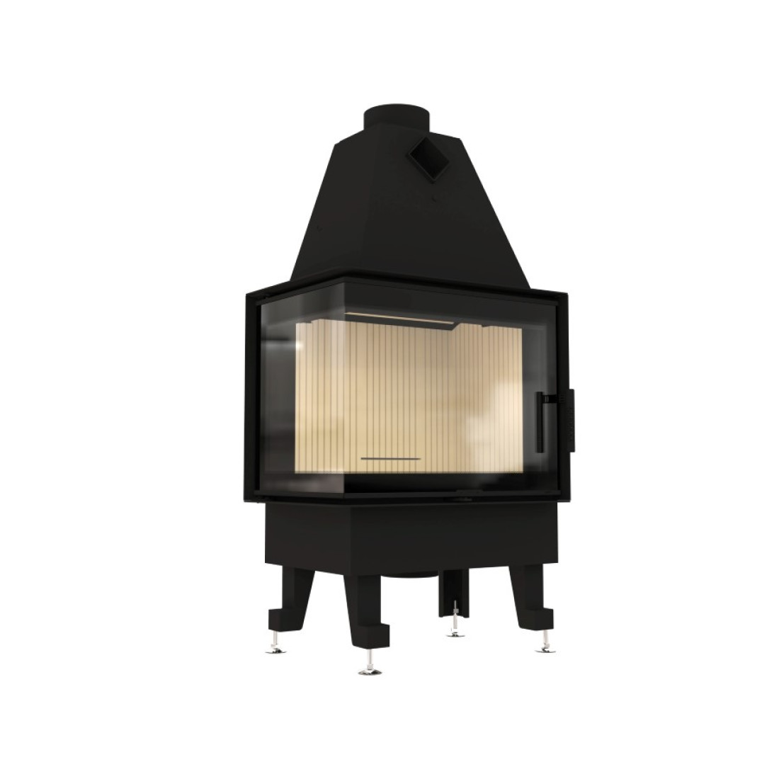  Камінна топка M-FIRE 60 кутова ліва (14kW)
