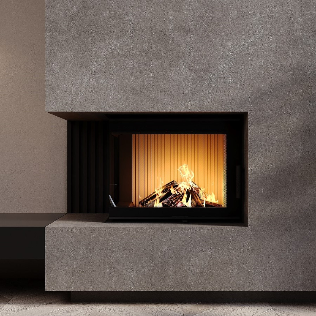  Камінна топка M-FIRE 60 кутова ліва (14kW)
