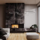 Каминная топка M-FIRE 80 угловая правая (17kW)