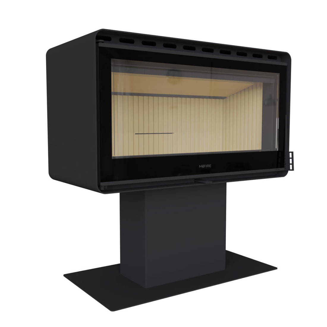 Печь стальная M-Fire Rodos на ноге (15kW)