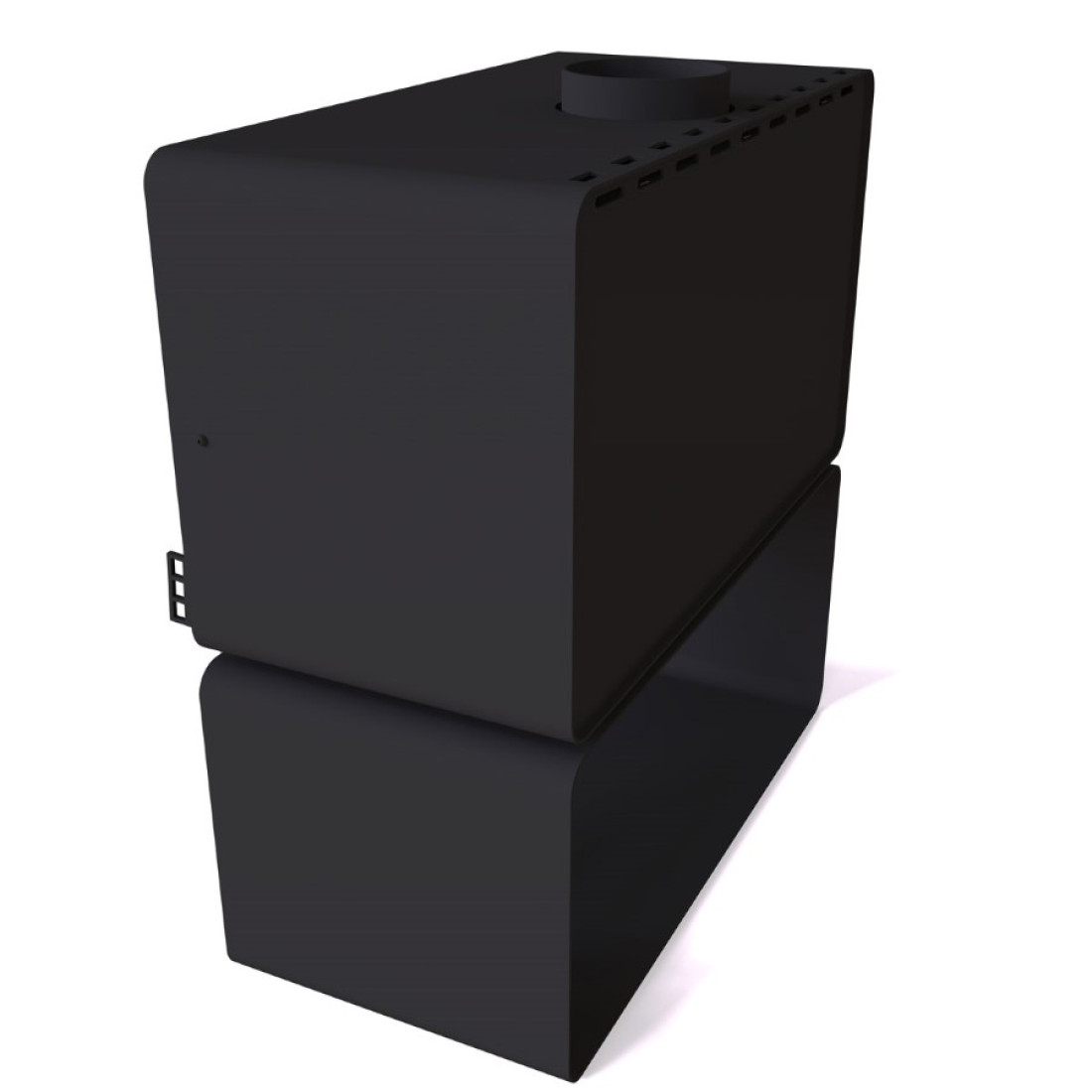 Піч сталева M-Fire Rodos з дровником (15kW)