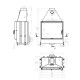 Камінна топка M-FIRE 80 пряма (17kW)