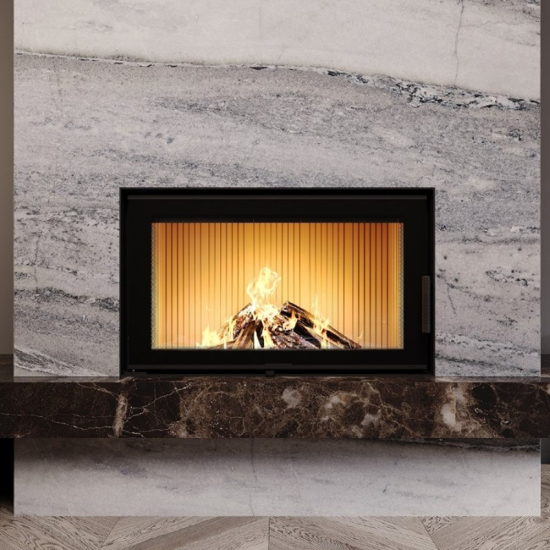 Каминная топка M-FIRE 100 прямая (20kW)