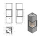 Піч сталева кутова M-Fire Corfu 9kW