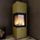 Печь стальная угловая M-Fire Corfu 9kW